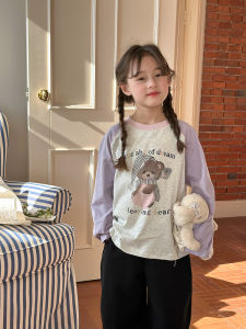 Áo Thun Tay Raglan In Hình Thú Nhỏ Bằng Cotton