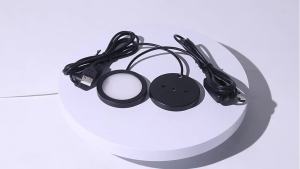 1 Pcs For Bamboo Led Light Parts DIY Model Warm/White/Neutral Black USB Round Ultra-thin Light For Bambu Lab Lamp Kit Hardware