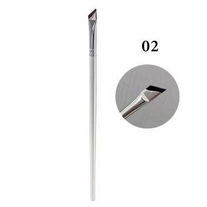 1/2/3PCS Professional Ultra Thin Angled Eye Liner Brush Fine Angle Flat Eyebrow Contour Makeup Detail Brushes Face Makeup Tools
