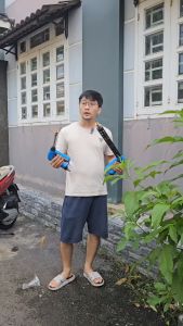 S.úng Rửa Xe Chuyên Dụng Cho Máy Rửa Xe Cao Áp Lõi Bi Sứ Áp Max 250 Bar Đuôi 3/8 Chống Xoắn