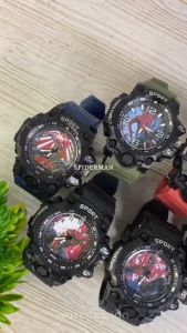Jam Tangan Anak Laki-Laki Sport Anti Air Karakter Spiderman Universe Terbaru