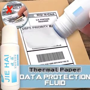 Portable Thermal Paper Correction Fluid Fast-Drying Anti Peep Identity Information ID Info Privacy Protector Quick Eraser Covera