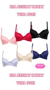 YUNA | Desain Nyaman dan Elegan untuk Bra Set Brukat Kawat 9983