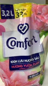 Nước xả vải Comfort lưu hương sâu hương vườn Xuân 3.2L