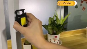 30 COB LED Keychain Flash Light 4 Mode Rechargeable Camping Flash Light