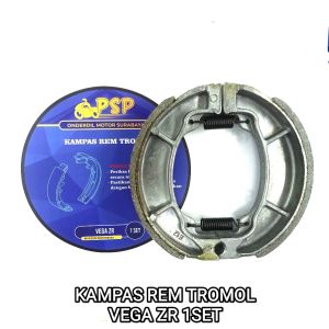 Kampas Rem Tromol Vega ZR - Kanvas Kanvas Brake Shoe Breakshoe Rem Rim Tromol Belakang Yamaha Jupiter Z1 Jupiter Z New Force Injeksi Mio Lama Old Karbu Mio New Mio GT Mio Smile Batman Xeon RC Karbu Xeon 125