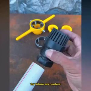 6PCS Plastic Pipe Thread Die Kit PVC/NPT Thread Maker 1/2" 3/4" 1" Plumbing Thread Tools Water Pipe Die Tap Wrench Set