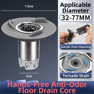 WONREFACT | Anti-odor Stainless Steel Large Diameter Hair Filter Drain Cover