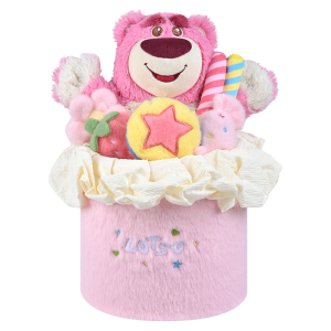 Potdemiel | Gấu Bông Teddy Lãng Mạn Kỷ Niệm Ngày Cưới kèm Bó Hoa Bằng Len