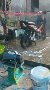 Máy Rửa Xe Áp Lực Cao BOSCOM BT9 3000W - Có Chỉnh Áp - Thiết Kế Nhỏ Gọn - Áp Lực 180Bar - Màu Xám Xi Măng