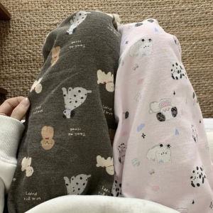 Soft Cozy Womens Sleepwear Sweatpants Autumn New Fashion Skin-friendly Home Long Pants Comfortable Walking Pants