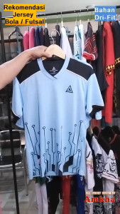 JERSEY SEPAK BOLA FUTSAL KAOS OLAH RAGA BISA SABLON NAMA SENDIRI Nomor Punggung Amkha Company