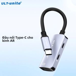 Bộ Chuyển Đổi USB-C Cho XREAL Nreal Switch StemDeck Thunderbird Air Plus Huawei Vision AR Glass - Cáp Chuyển Đổi Nguồn Điện Loại C