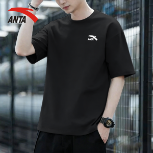 ANTA | Summer New Loose Round Collar Youth Breathable T-Shirt