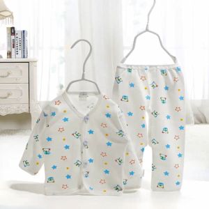 5 Pieces/Set Baby Clothing Set Top + Pants + Hat + Finger Mittens + Booties Cotton Newborn 5 Piece Baby Clothing Set 0-3 Months