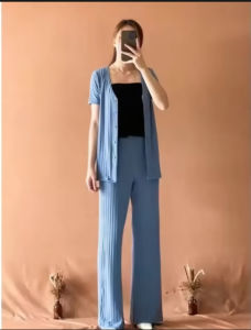 one set Rib Knit Hornet Premium - Tanno set two Piece set Knit Premium Setelan Remaja masa kini