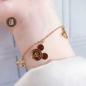 Gelang Tangan Rantai Tipis Liontin Cantik Cxb2410