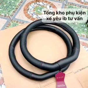 Bọc vô lăng Dcut da NAPPA xịn dòng xe VINFAST VF3VF5VF6VF7VF8VF9VF34 -vô lăng dành cho dòng xe điện vinfast