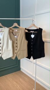 B3901 Marlen Buttoned Premium Vest