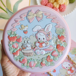 Strawberry Flavor Matcha Biscuit Snack Gift Box Leisure Candy Ice Cream Biscuit No Independent Packaging Two Months Shelf Life