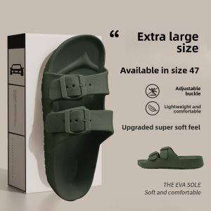 Paul Large Size Slippers Casual Mens Open-Toe Trendy Shoes Simple Sandals Comfortable Summer Beach Shoes for Men