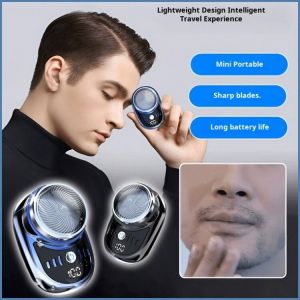 Portable Razor Light Luxury Smart Shaving Experience Fearless Power Sharp Steel Blade Compact