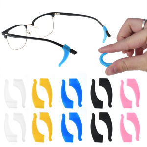 Eye Glasses Silicone Grip Temple Tip Holder Spectacle Eyeglasses Grip Anti Slip Ear Hook Eyeglass Eyewear Accessories