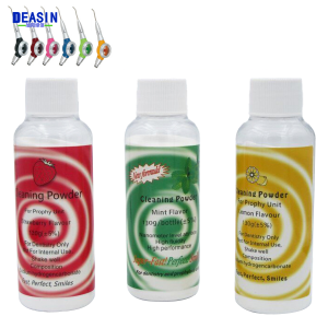 130g Dental Air Prophy Powder Cleaning Powder Teeth Polishing Plaque Stain Remove Mint Lemon Flavor Teeth Whitening Essence