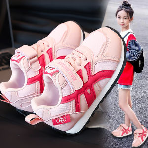 Girls Sport Shoes Soft Bottom Casual Lightweight Anti-slip Childrens Footwear Fashionable All-Season Low Top Polyester Lined