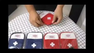 Portable Medicine Bag Box Storage Bag Canvas medicine bag First Aid Outdoor Pill Survival Organizer Emergency Kits Package 药包