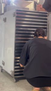 Tủ sấy hạt macca khô cá sấy hoa quả chạy điện khay vuông 50*50cm 20 tầng