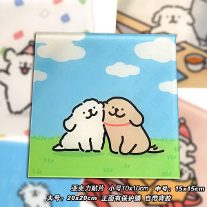 แผ่นอะคริลิคปิดฝาปิดรูรูกระเบื้องสติกเกอร์ติดผนังแบบมีรูกันน้ำแบบสามมิติอุปกรณ์ป้องกันความน่าเกลียดสำหรับสวิทซ์ประตูแตก