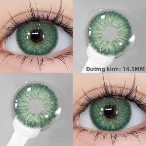 Lens Kính Áp Tròng Màu EYESHARE Green Series 1 Cặp Dùng Một Năm Màu Tự Nhiên Nhiều Màu Sắc Cho Mắt