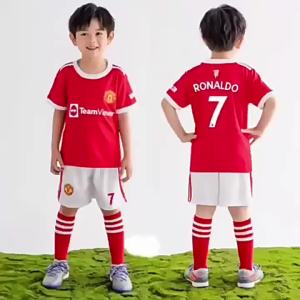 ใหม่ Li Manchester United เสื้อฟุตบอลเด็ก 7 เมาท์ 10 แรชฟอร์ด C Luo เสื้อเจอร์ซีย์สำหรับผู้ใหญ่ชาย