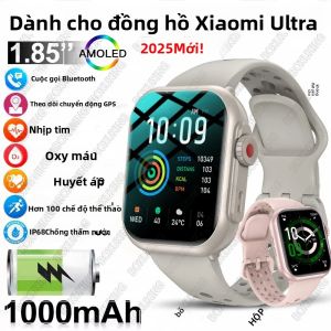 Đồng Hồ Thông Minh Xiaomi 2025 Mẫu Mới Màn Hình AMOLED HD 1.85 Inch Cảm Ứng Toàn Phần Chống Nước IP68 Chức Năng Gọi Bluetooth Dành Cho Nam Và Nữ