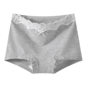 miiow | Pure Cotton Antibacterial Womens Underwear Small Flat Angle Briefs Summer Thin Style Youth Four Corner Pants Comfortable Briefs