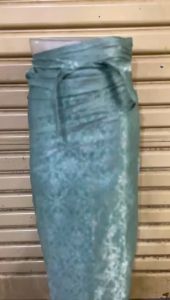 Set Rok Songket Kondangan & Slendang Pola Geometris dengan Hiasan Bulat untuk Kebaya Tradisional