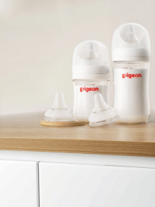 PIGEON | Anti-colic Anti-choke Newborn Glass Baby Bottle