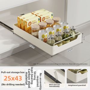 evesigar | Extendable Drawer Shelving Board Kitchen Storage Rack
