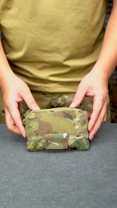 TOPTACPRO Tactical Admin Pouch EDC MOLLE Chest Bag Tactical Multi-Function Utility Pouch Waist Bag Belt-Pouch 8510