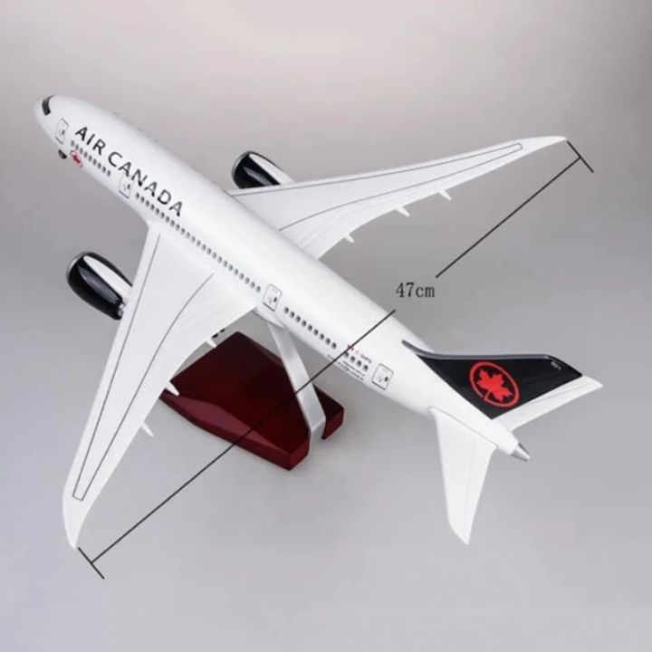 Boeing 787 Canadian 43cm Simulation Airplane Model Children's Toy ...