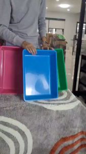 ถาดสี่เหลี่ยมทรงลึก ถาดพลาสติก