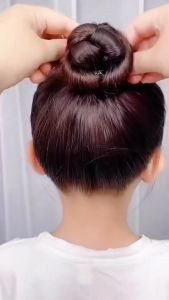 Karet Jepang Kunciran Ikat Rambut Anak Hitam Warna Warni