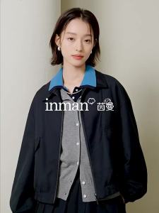 INMAN | Áo Khoác Nữ Vintage Dễ Thương Ngắn