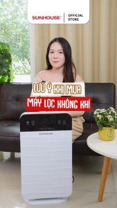 Máy lọc không khí SUNHOUSE SHD-15AP9715 - Hệ thống 3 màng lọc tiên tiến - Lọc sạch bụi mịn Bảo vệ sức khỏe - Bảo hành 12 tháng