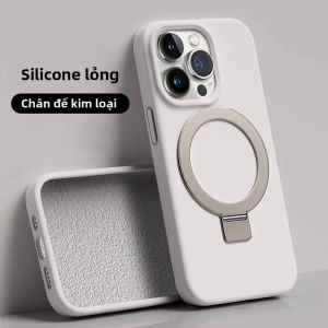 Ốp Lưng Silicon Lỏng Từ Tính Cho iPhone 16 Plus/15/14/13/12 Pro Max/11 Với Bộ Sạc Không Dây Magsafe Tương Thích Chống Sốc Chống Trầy Xước