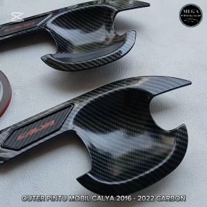 Outer Pintu Mobil Calya 2016 - 2022 Carbon Glossy Premium