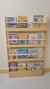 Happy Kiddos #2005 Wall Bookrack Book Organizer Shelf