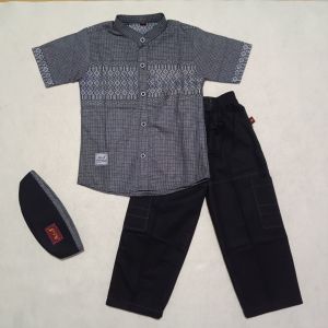 koko anak A&J motif songket lngn pndek