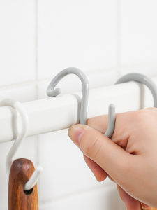 Japanese SP Hook S-Shape Hook Cross Bar Storage Hook Sundries Rack Multi-Functional S-Shaped Hook Cross Bar Buckle